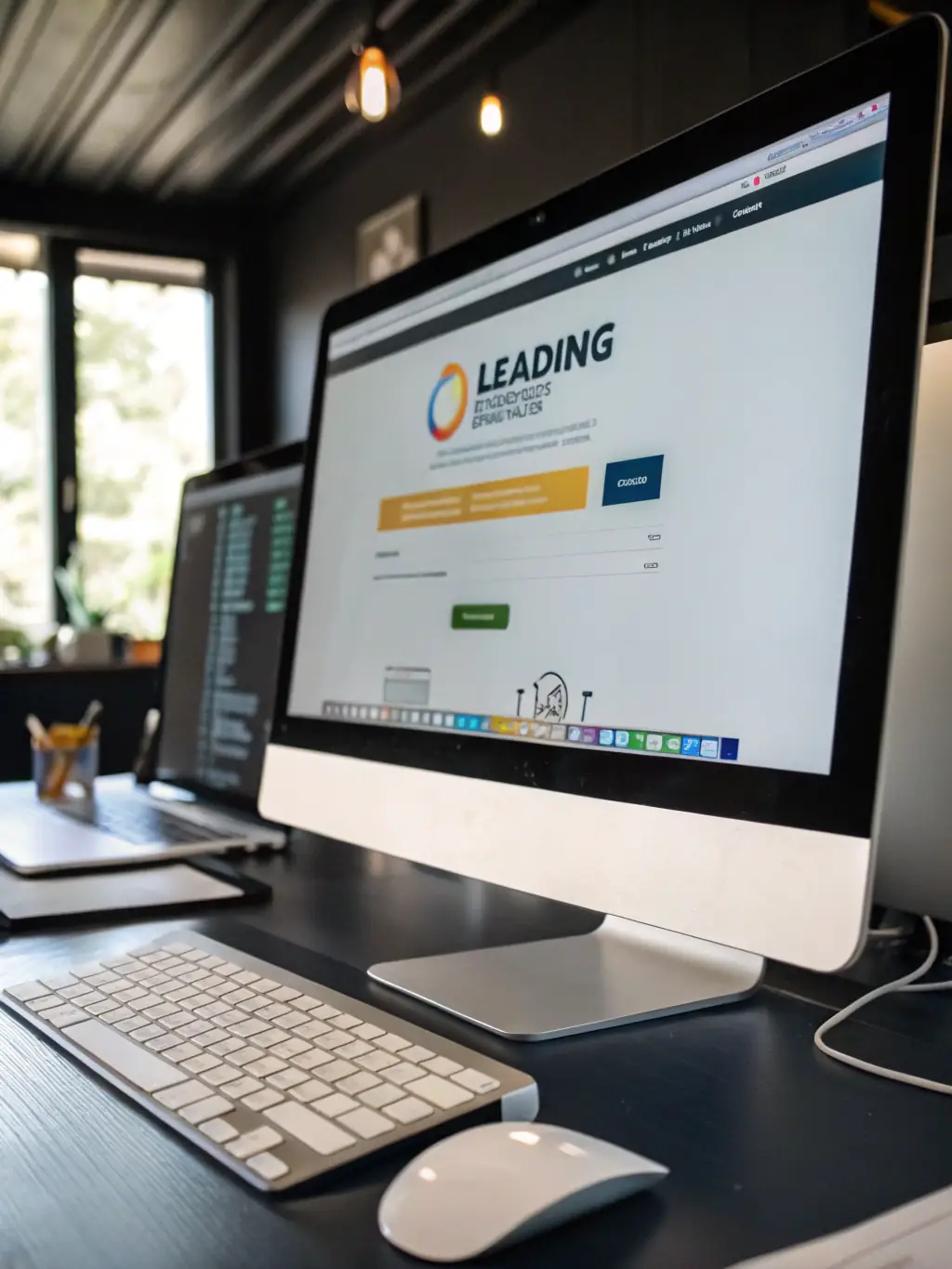 An image depicting a website loading quickly, with visual elements indicating speed and optimization, representing Erentzen.cloud's performance optimization services.